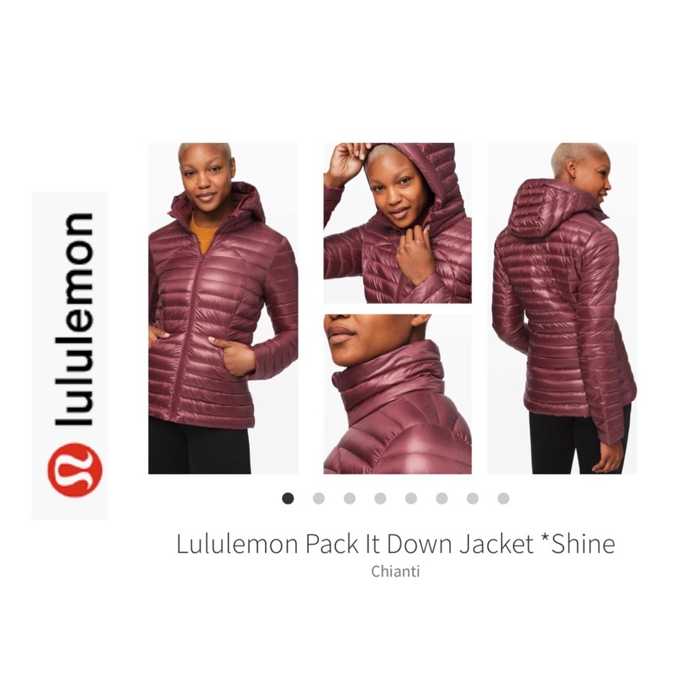 BNWT Pack It Down Jacket. Chianti Size 8